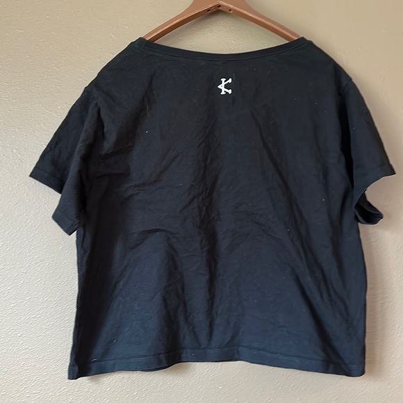 Women’s ‘Caffeinated’ cropped tee; size XXL - Picture 3 of 7